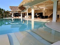 Vacation Rentals in the beach town of Terrenas. Beachfront Villa for Rent in Las Terrenas Dominican Republic.